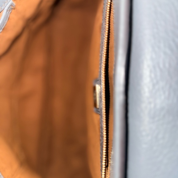 MCM Two-Tone Gray Satchel - Picture 7 of 8